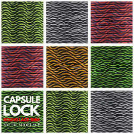 Wave Capsule Lock No Tie Shoelaces - Stylish