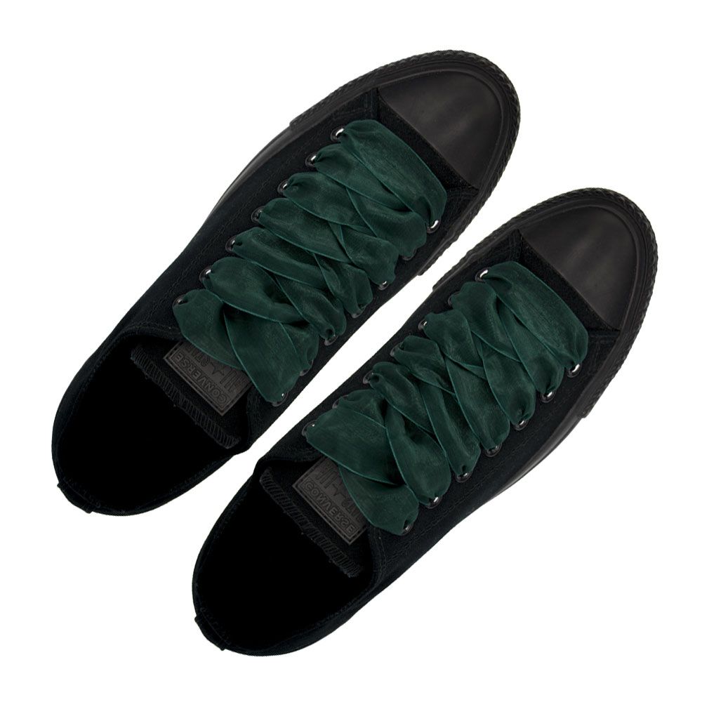 dark green shoelaces