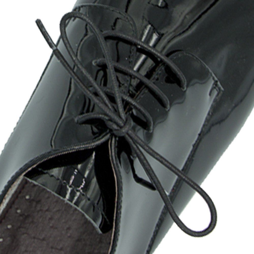 waxed black shoelaces