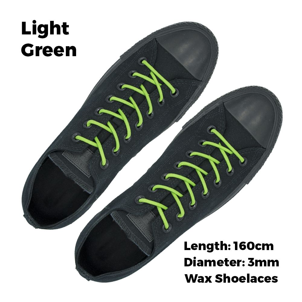 light green shoelaces