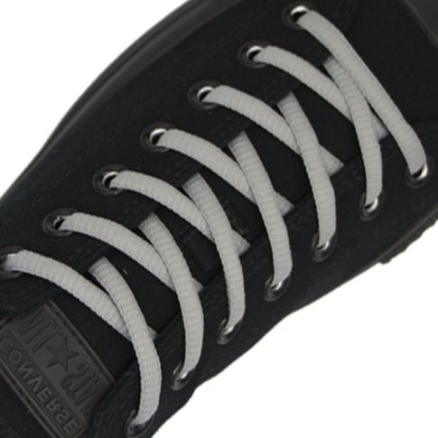 Sport Shoelace Oval - Grey Ø4mm
