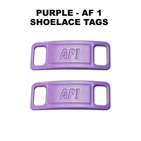 AF 1 Purple Shoelace Charm Buckle