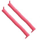 Curly Elastic No Tie Shoelace Pink Laces