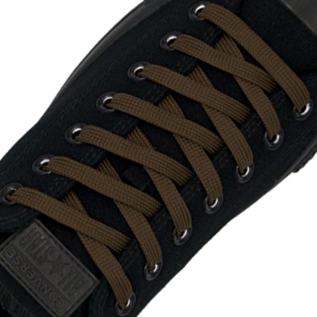 Sports Shoelace Flat - Brown Length 80cm Width 1cm
