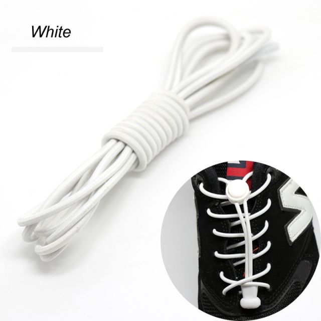 Smart Lock Elastic Shoelaces White - Content