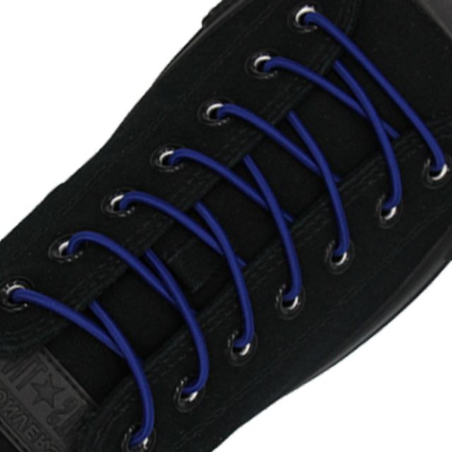 Dark Blue Elastic Shoelace - 30cm Length 3mm Diameter