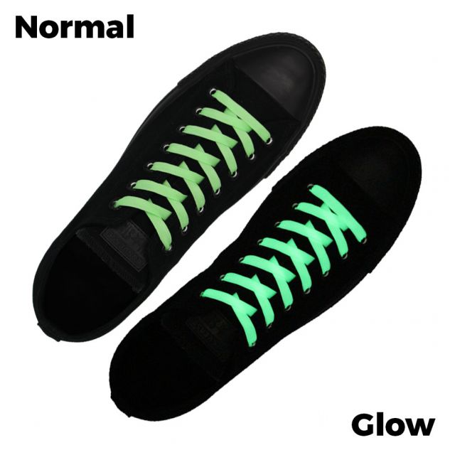 Green Glow Shoelace - 30cm Length 10mm Width