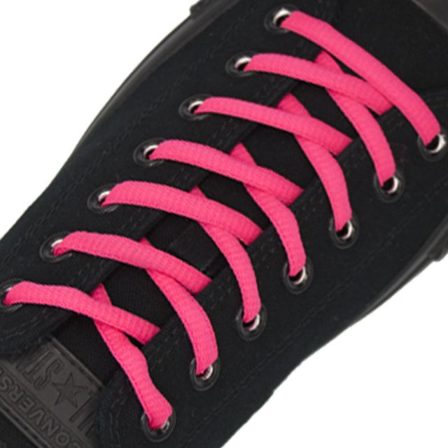 Oval Diameter Ø4mm | Neon Pink | Length 100cm | Sports Shoelace