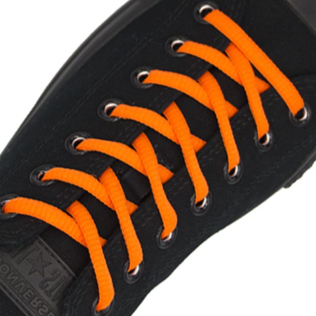 Oval Diameter Ø4mm | Orange | Sports Shoelace