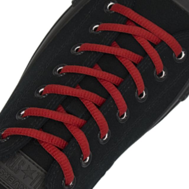 Oval Diameter Ø4mm | Red | Length 100cm | Sports Shoelace