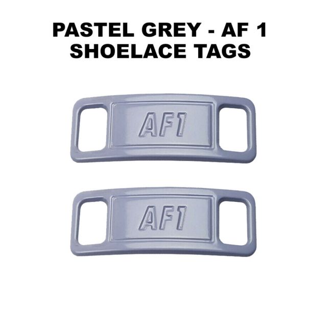 AF 1 Pastel Grey Shoelace Charm Buckle