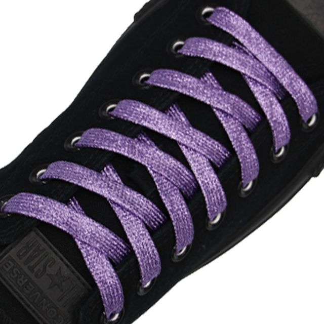 Glitter Shoelace - Purple 50cm Length 10mm Width