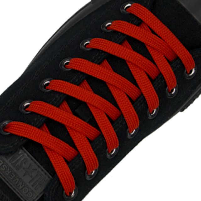 Sports Shoelace Flat - Red Length 80cm Width 1cm