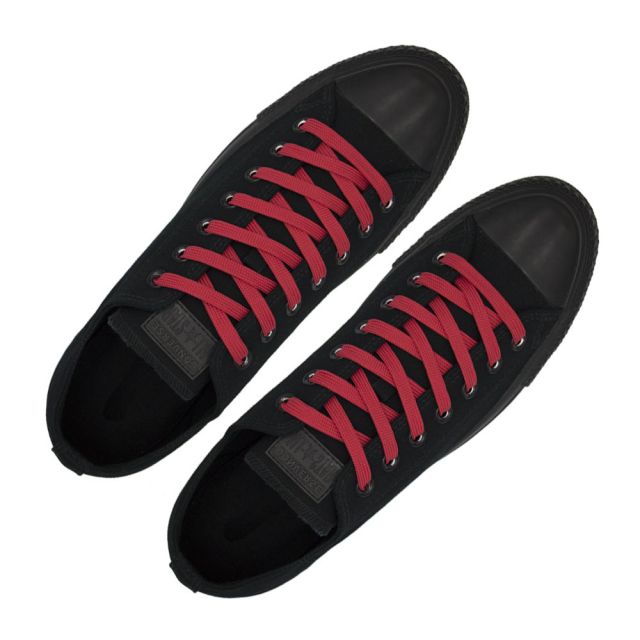 Polyester Shoelace Flat - Watermelon Red Length 120cm Width 1cm