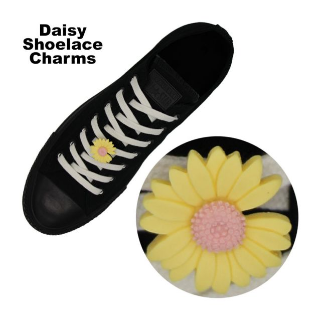 Yellow Daisy Shoelace Charm