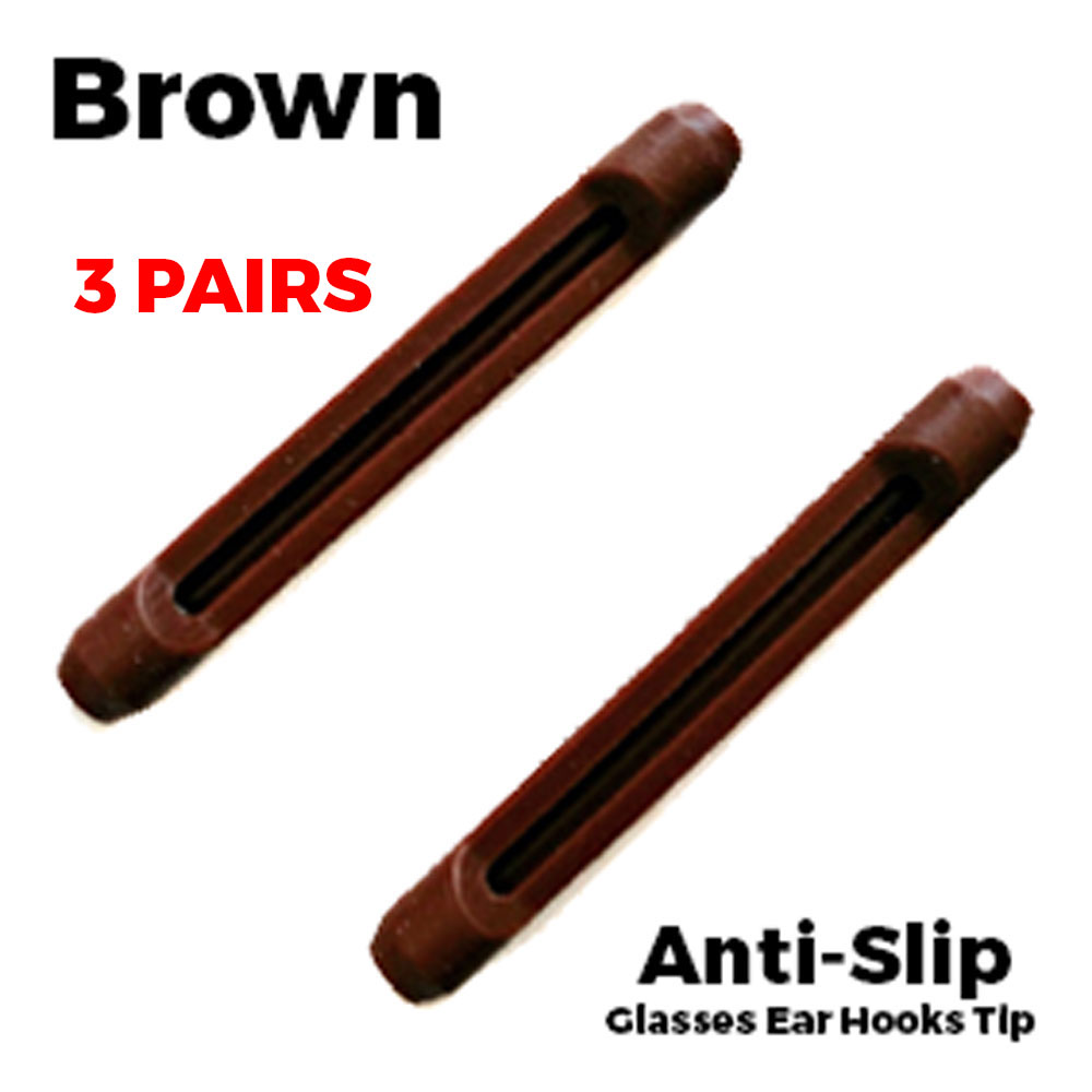 Ear Tubes for Glasses - Brown
