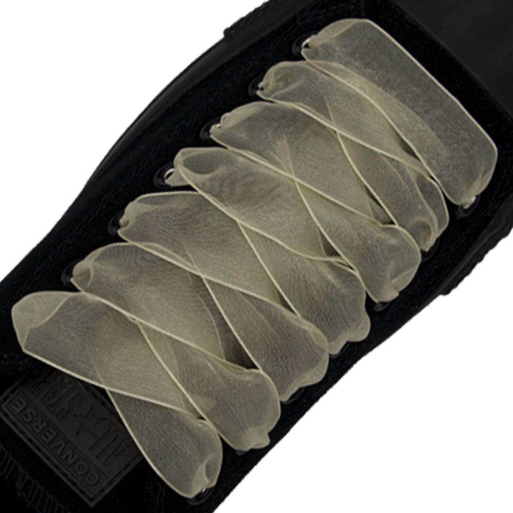 Ivory Organza Shoelace