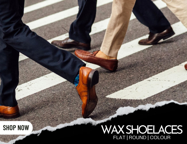 Wax shoelaces